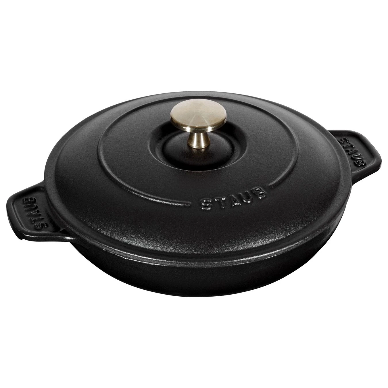 Staub Pirofila Con Coperchio Rotonda - 20 Cm, Nero 1 Staub Pirofila Con Coperchio Rotonda - 20 Cm, Nero