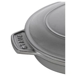 Staub Pirofila Con Coperchio Ovale - 23 Cm, Grigio Grafite 7 Staub Pirofila Con Coperchio Ovale - 23 Cm, Grigio Grafite -Staub Shop 40509 581 2