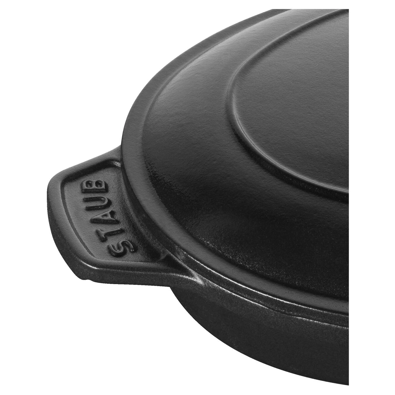 Staub Pirofila Con Coperchio Ovale - 23 Cm, Nero 3 Staub Pirofila Con Coperchio Ovale - 23 Cm, Nero - immagine 3