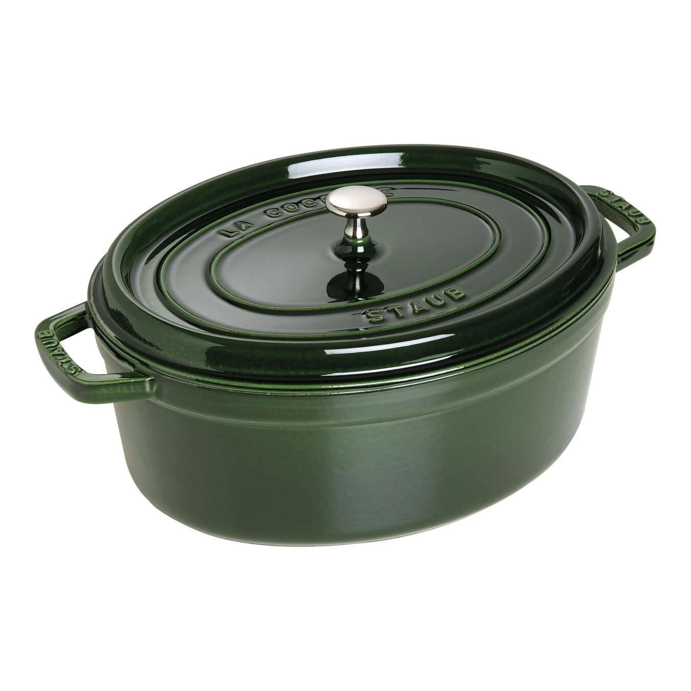 Staub Cocotte Ovale - 33 Cm, Basilico 1 Staub Cocotte Ovale - 33 Cm, Basilico