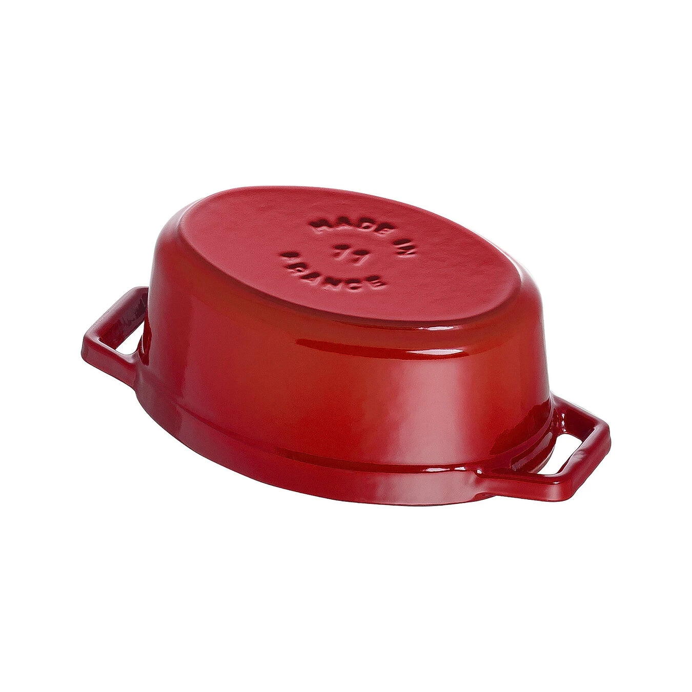 Staub Mini Cocotte Ovale - 11 Cm, Ciliegia 4 Staub Mini Cocotte Ovale - 11 Cm, Ciliegia - immagine 4