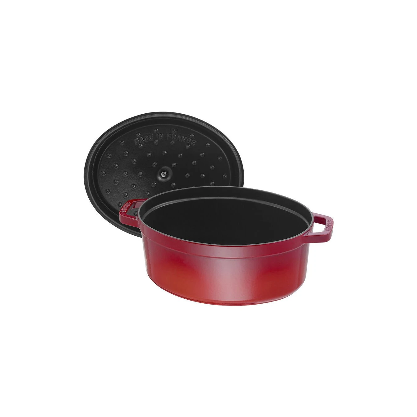 Staub Cocotte Ovale - 33 Cm, Ciliegia 4 Staub Cocotte Ovale - 33 Cm, Ciliegia - immagine 4
