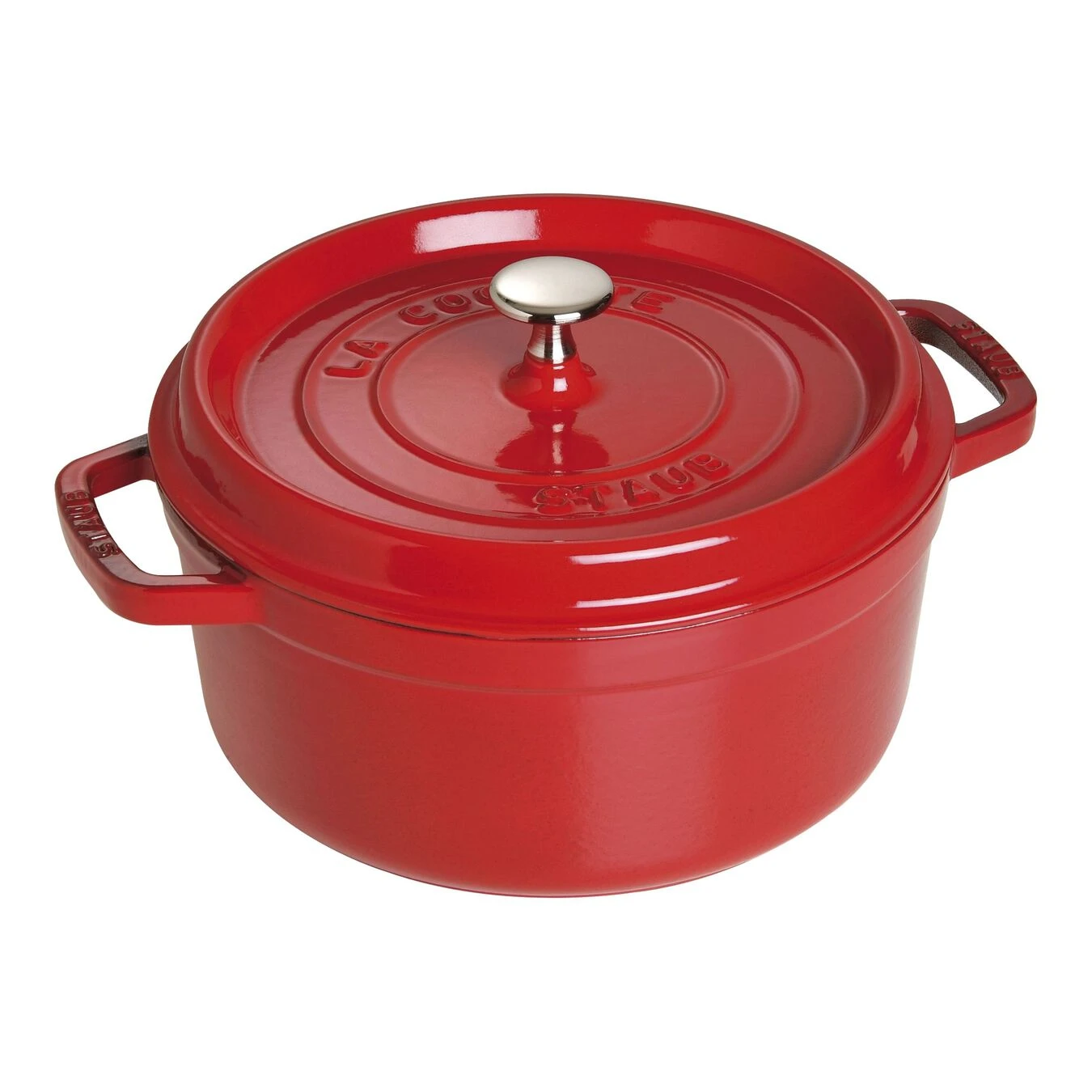 Staub Cocotte Rotonda - 18 Cm, Ciliegia 2 Staub Cocotte Rotonda - 18 Cm, Ciliegia - immagine 2