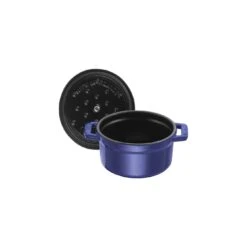 Staub Mini Cocotte Rotonda - 10 Cm, Blu Scuro 8 Staub Mini Cocotte Rotonda - 10 Cm, Blu Scuro -Staub Shop 40510 262 0 5