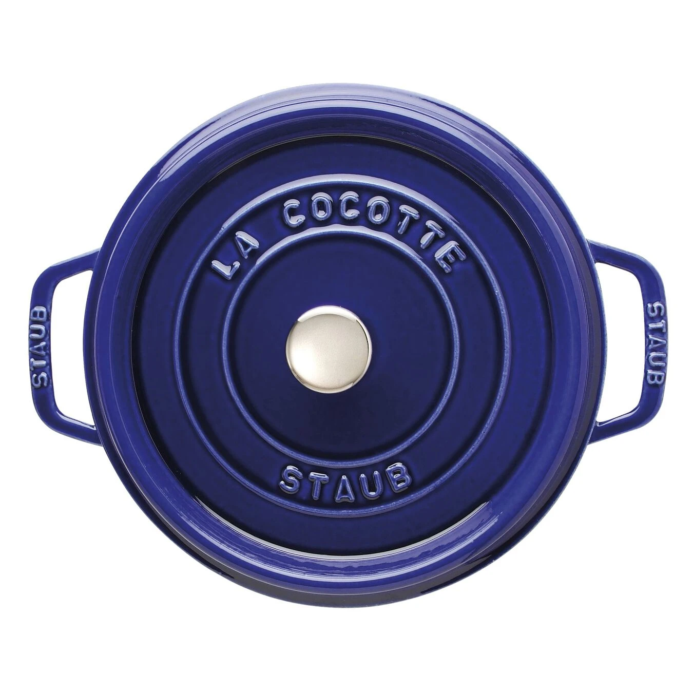 Staub Cocotte Rotonda - 28 Cm, Blu Scuro 2 Staub Cocotte Rotonda - 28 Cm, Blu Scuro - immagine 2