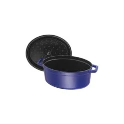 Staub Cocotte Ovale - 31 Cm, Blu Scuro 8 Staub Cocotte Ovale - 31 Cm, Blu Scuro -Staub Shop 40510 288 0 5