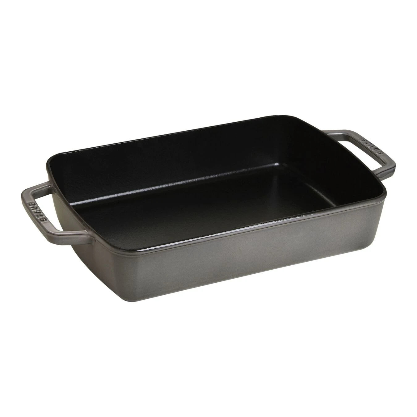 Staub Pirofila Rettangolare - 30 X 20 Cm, Grigio Grafite 1 Staub Pirofila Rettangolare - 30 X 20 Cm, Grigio Grafite