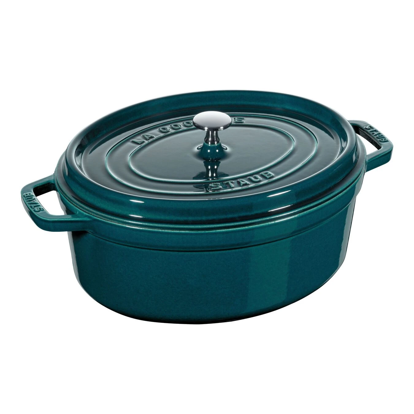Staub Cocotte Ovale - 31 Cm, La-Mer 1 Staub Cocotte Ovale - 31 Cm, La-Mer