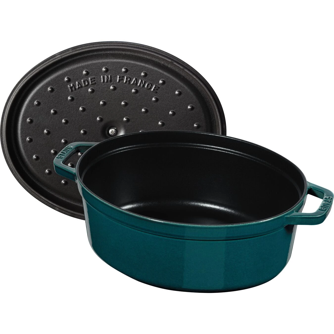 Staub Cocotte Ovale - 31 Cm, La-Mer 3 Staub Cocotte Ovale - 31 Cm, La-Mer - immagine 3