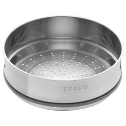 Staub Cocotte Con Cestello A Vapore Rotonda - 26 Cm, Nero 8 Staub Cocotte Con Cestello A Vapore Rotonda - 26 Cm, Nero -Staub Shop 40510 606 0 2