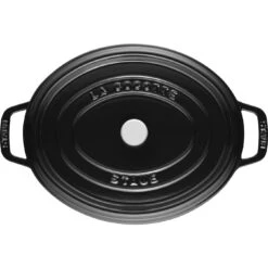 Staub Cocotte Ovale - 31 Cm, Nera Lucida 8 Staub Cocotte Ovale - 31 Cm, Nera Lucida -Staub Shop 40510 639 0 5
