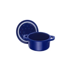 Staub Mini Cocotte Rotonda - 10 Cm, Blu Scuro 11 Staub Mini Cocotte Rotonda - 10 Cm, Blu Scuro -Staub Shop 40510 786 0 6