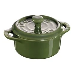 Staub Mini Cocotte Rotonda - 10 Cm, Basilico