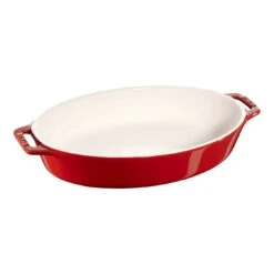 Staub Pirofila Ovale - 30 Cm, Ciliegia
