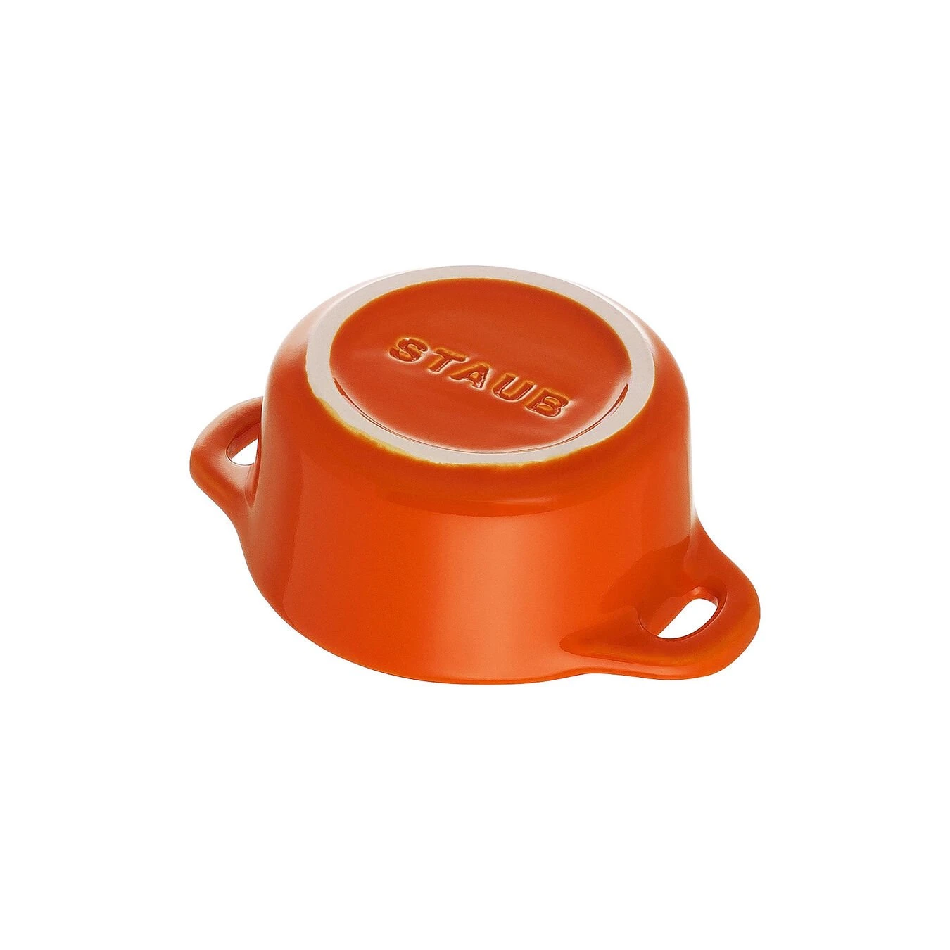 Staub Mini Cocotte Rotonda - 10 Cm, Arancione 5 Staub Mini Cocotte Rotonda - 10 Cm, Arancione - immagine 5