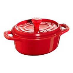 Staub Mini Cocotte Ovale - 10 Cm, Ciliegia