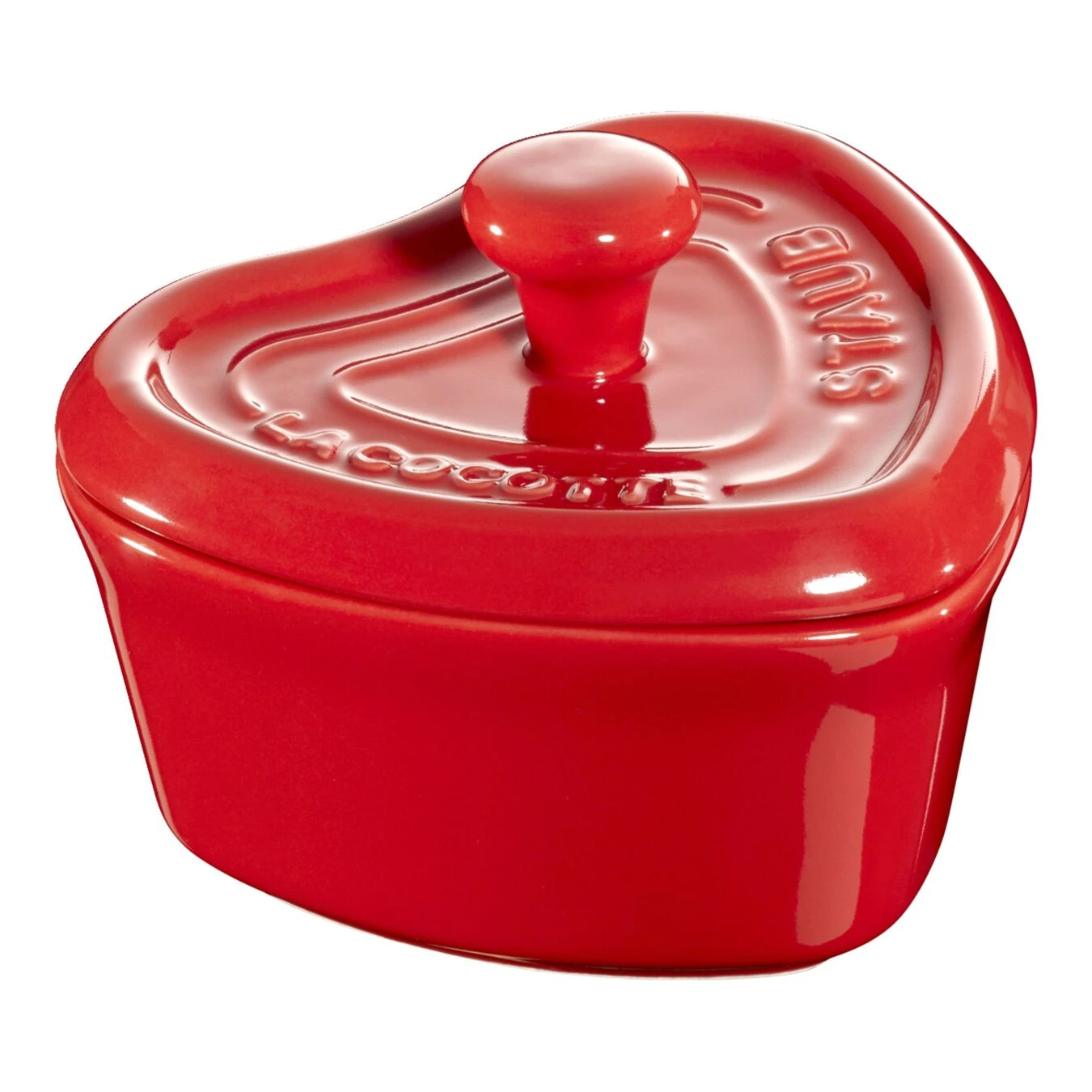 Staub Mini Cocotte Cuore - 9 Cm, Ciliegia 1 Staub Mini Cocotte Cuore - 9 Cm, Ciliegia