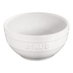 Staub Ciotola Rotonda - 12 Cm, Colore Bianco Puro