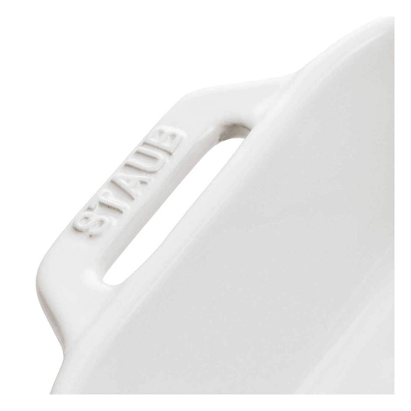 Staub Pirofila Rettangolare - 14 X 11 Cm, Colore Bianco Puro 2 Staub Pirofila Rettangolare - 14 X 11 Cm, Colore Bianco Puro - immagine 2