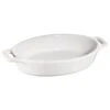 Staub Pirofila Ovale - 17 Cm, Colore Bianco Puro