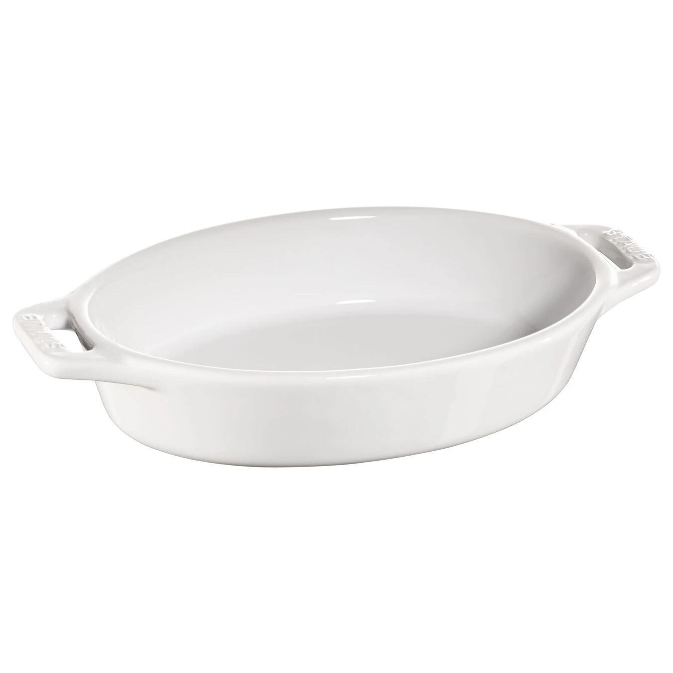 Staub Pirofila Ovale - 17 Cm, Colore Bianco Puro 1 Staub Pirofila Ovale - 17 Cm, Colore Bianco Puro