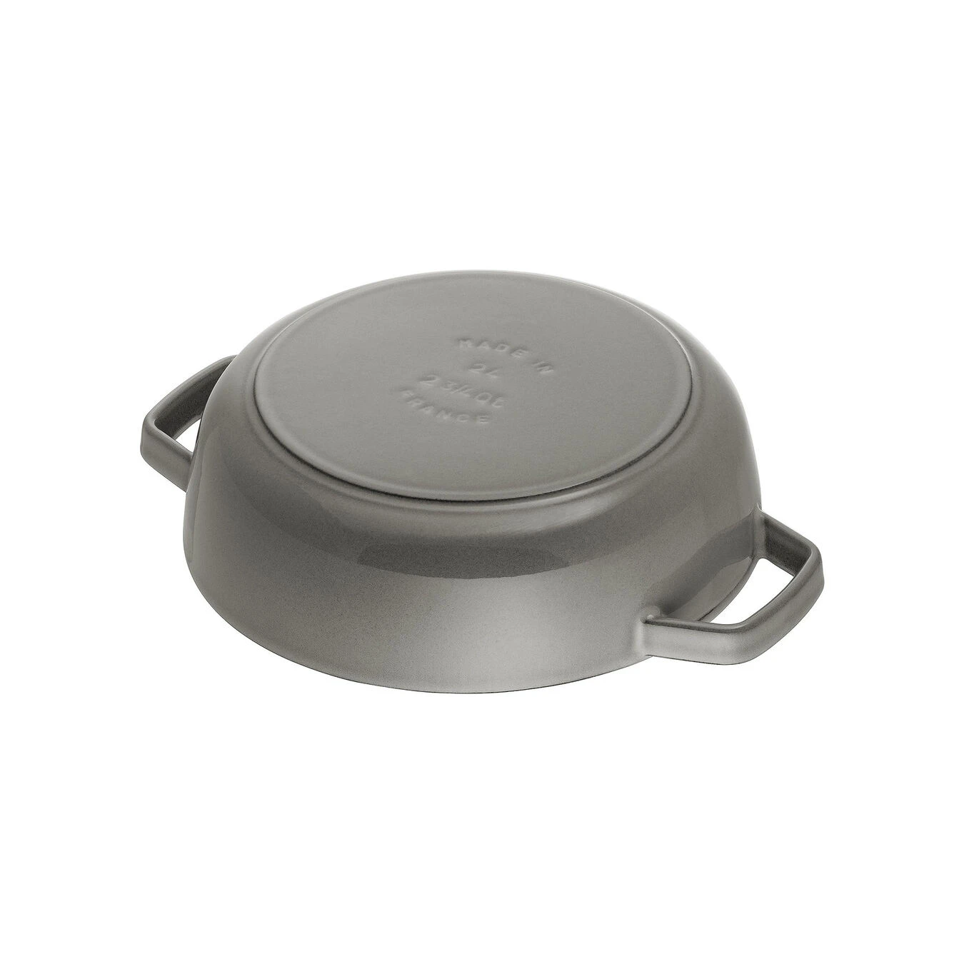 Staub Tegame Chistera Rotondo - 28 Cm, Grigio Grafite 4 Staub Tegame Chistera Rotondo - 28 Cm, Grigio Grafite - immagine 4