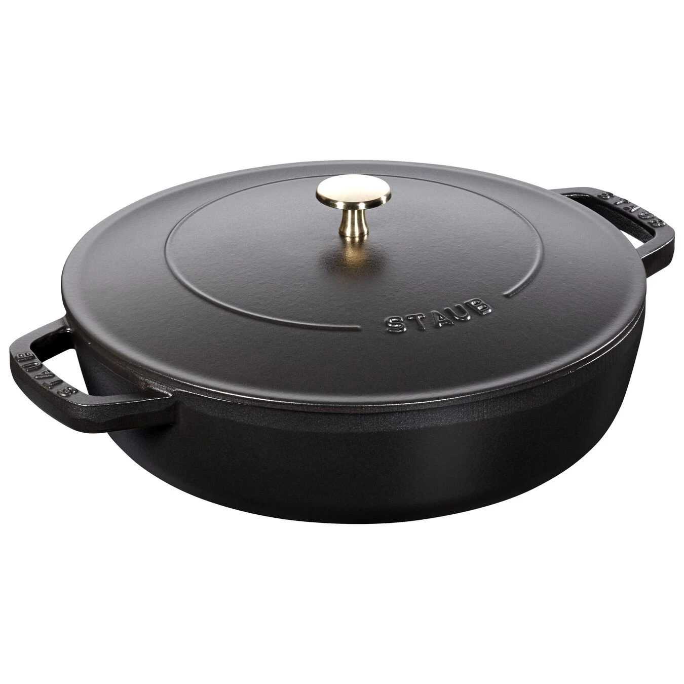 Staub Tegame Chistera Rotondo - 28 Cm, Nero 1 Staub Tegame Chistera Rotondo - 28 Cm, Nero