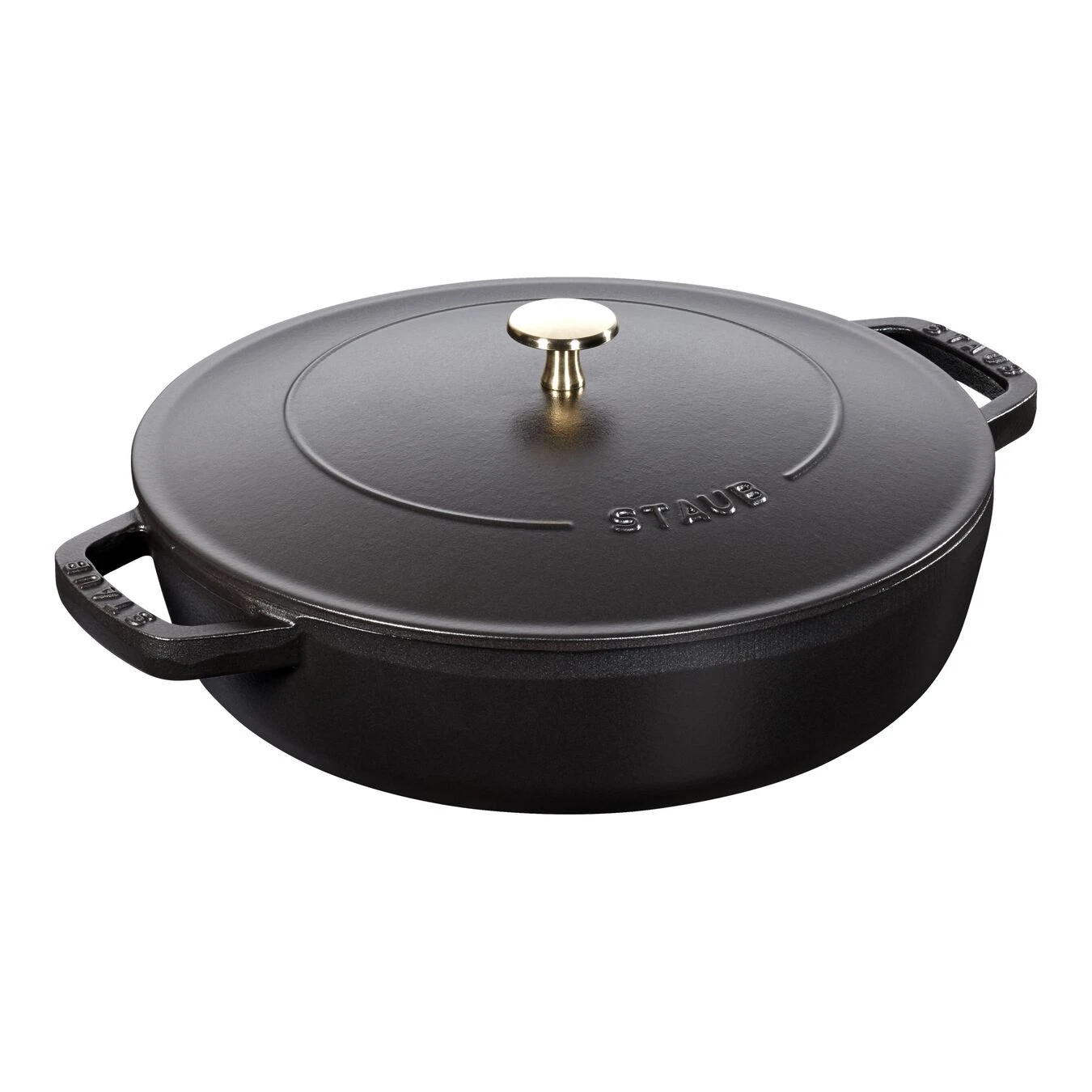 Staub Tegame Chistera Rotondo - 24 Cm, Nero 1 Staub Tegame Chistera Rotondo - 24 Cm, Nero
