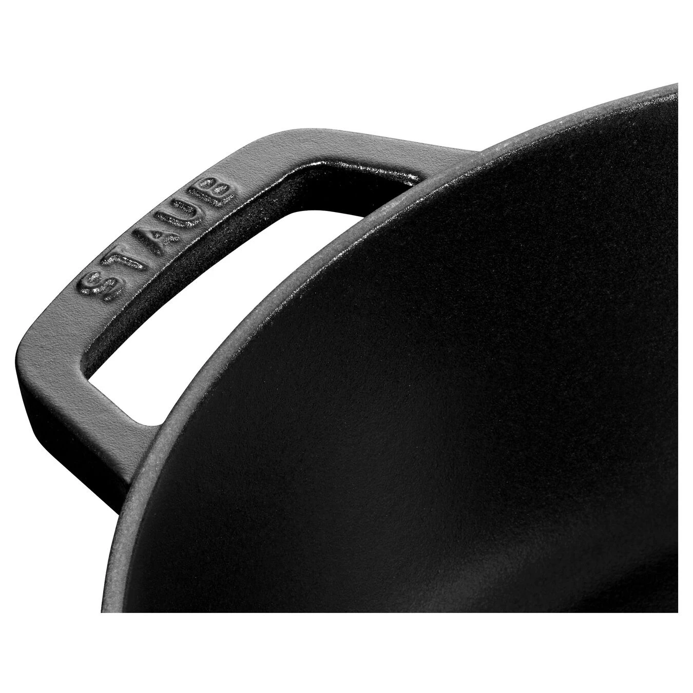 Staub Tegame Chistera Rotondo - 24 Cm, Nero 2 Staub Tegame Chistera Rotondo - 24 Cm, Nero - immagine 2