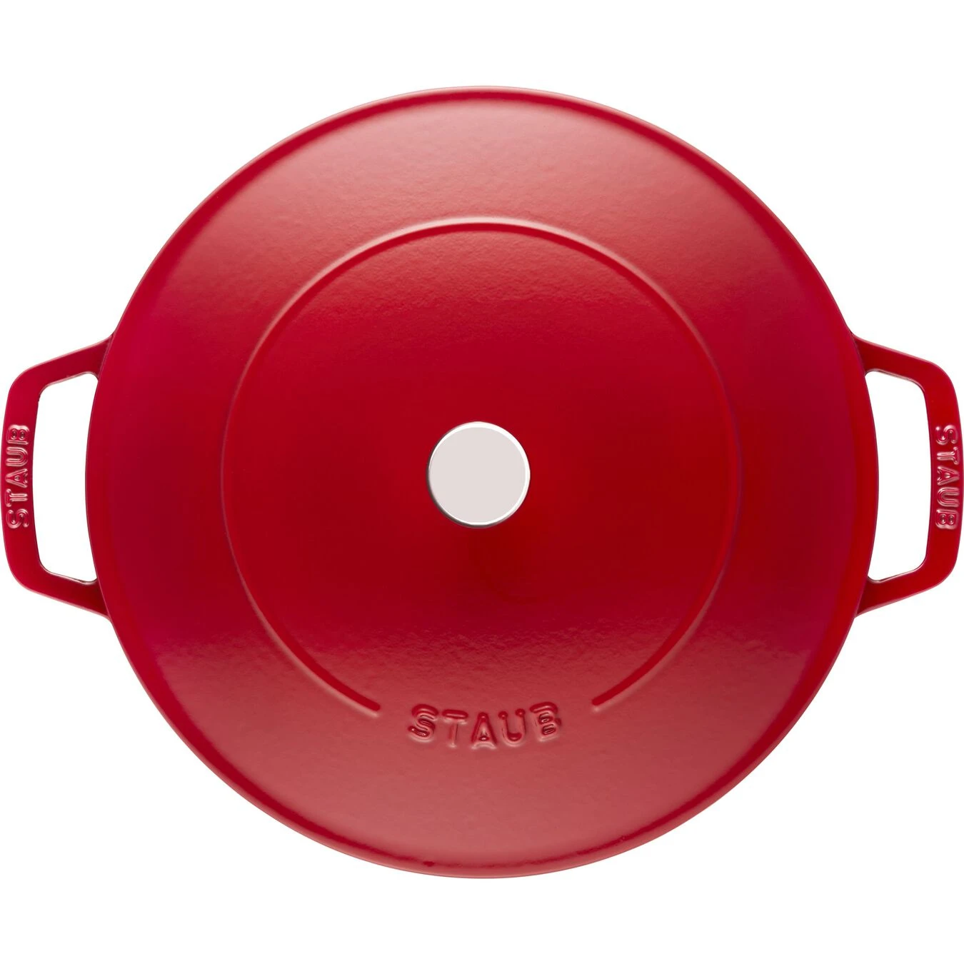 Staub Tegame Chistera Rotondo - 28 Cm, Ciliegia 2 Staub Tegame Chistera Rotondo - 28 Cm, Ciliegia - immagine 2
