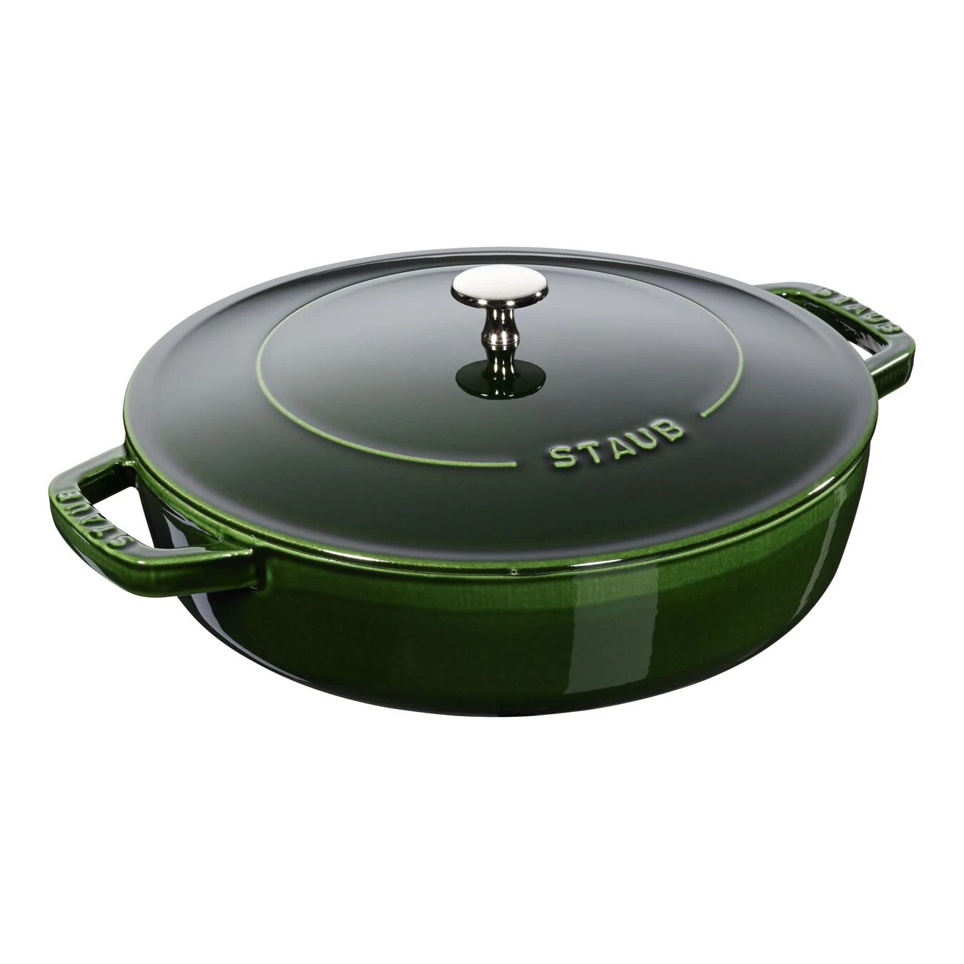 Staub Tegame Chistera Rotondo - 28 Cm, Basilico 1 Staub Tegame Chistera Rotondo - 28 Cm, Basilico