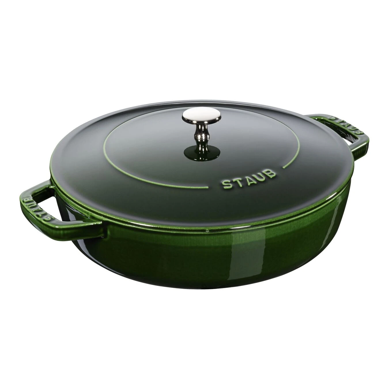 Staub Tegame Chistera Rotondo - 24 Cm, Basilico 1 Staub Tegame Chistera Rotondo - 24 Cm, Basilico