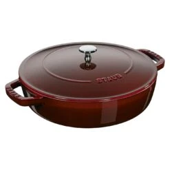 Staub Tegame Chistera Rotondo - 28 Cm, Granatina