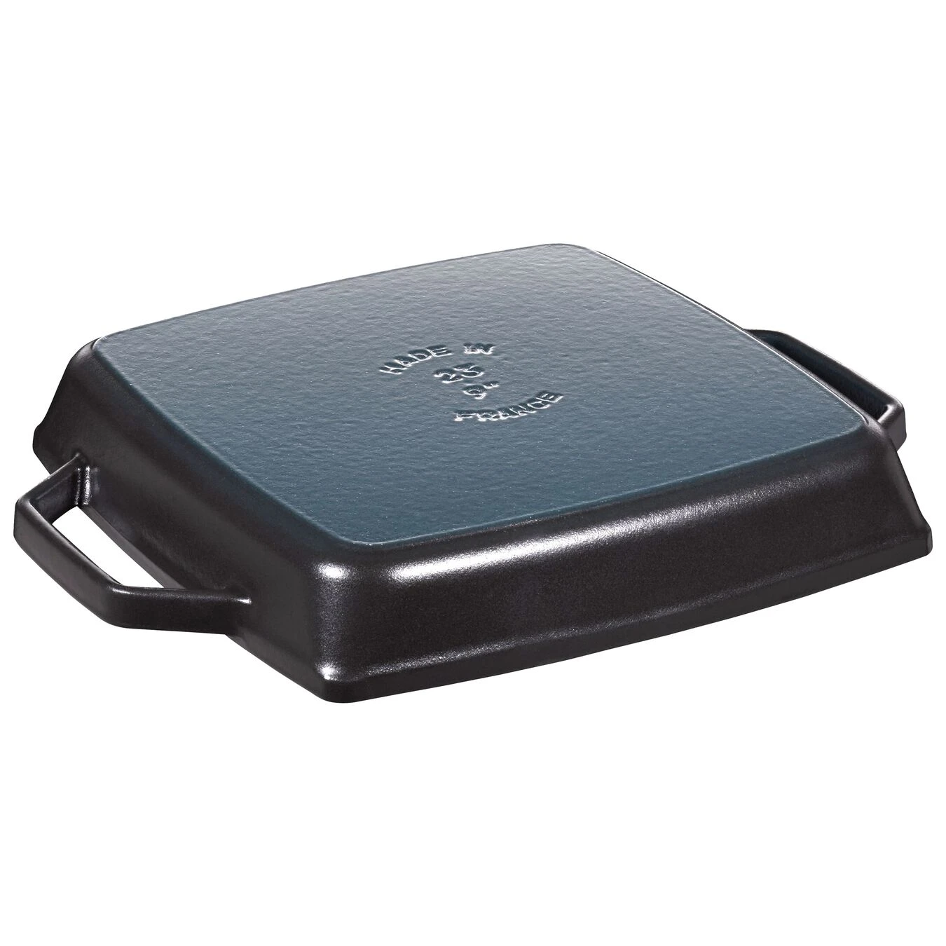 Staub Grill Quadrata - 23 X 23 Cm, Nera 2 Staub Grill Quadrata - 23 X 23 Cm, Nera - immagine 2