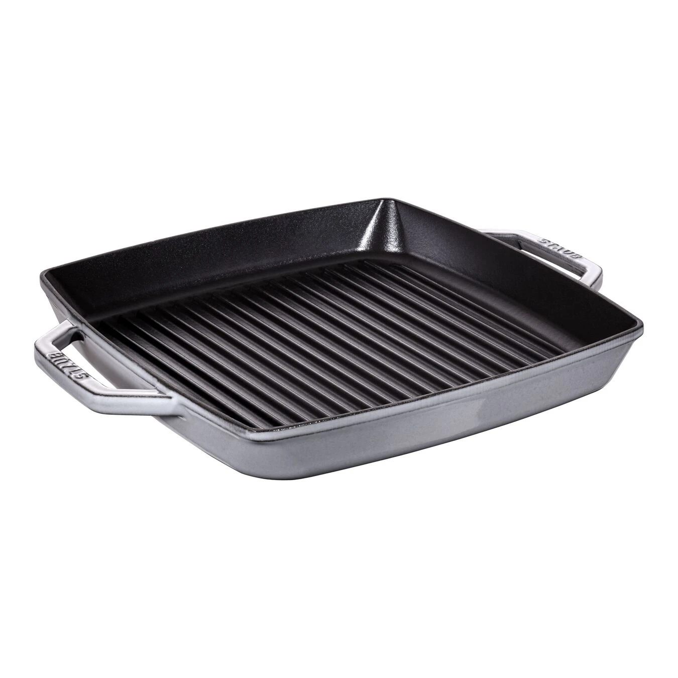Staub Grill Quadrata - 33 X 33 Cm, Colore Grigio Grafite 1 Staub Grill Quadrata - 33 X 33 Cm, Colore Grigio Grafite