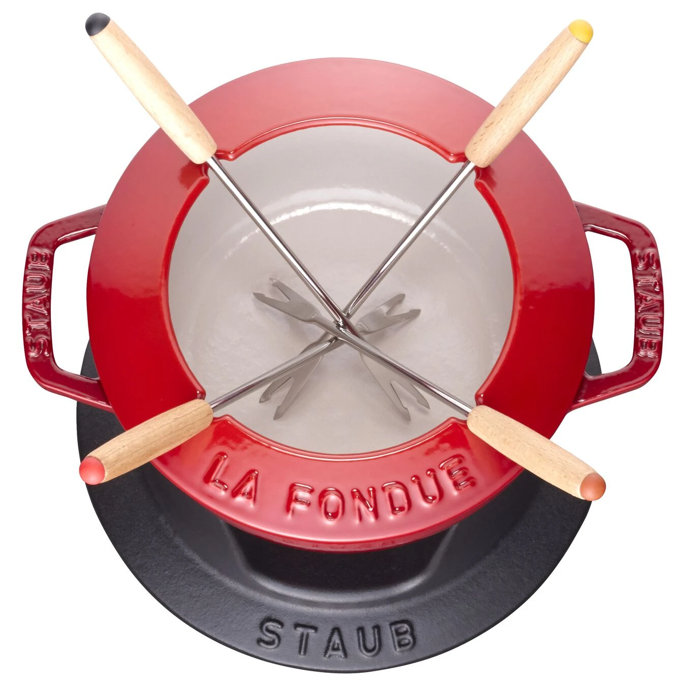 Staub Set Per Fonduta - 8-pz., Ghisa 4 Staub Set Per Fonduta - 8-pz., Ghisa - immagine 4