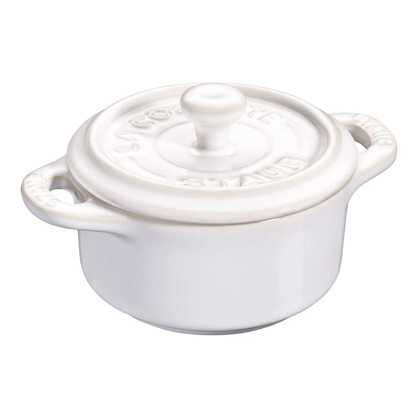 Staub Mini Cocotte Rotonda - 10 Cm, Avorio 1 Staub Mini Cocotte Rotonda - 10 Cm, Avorio