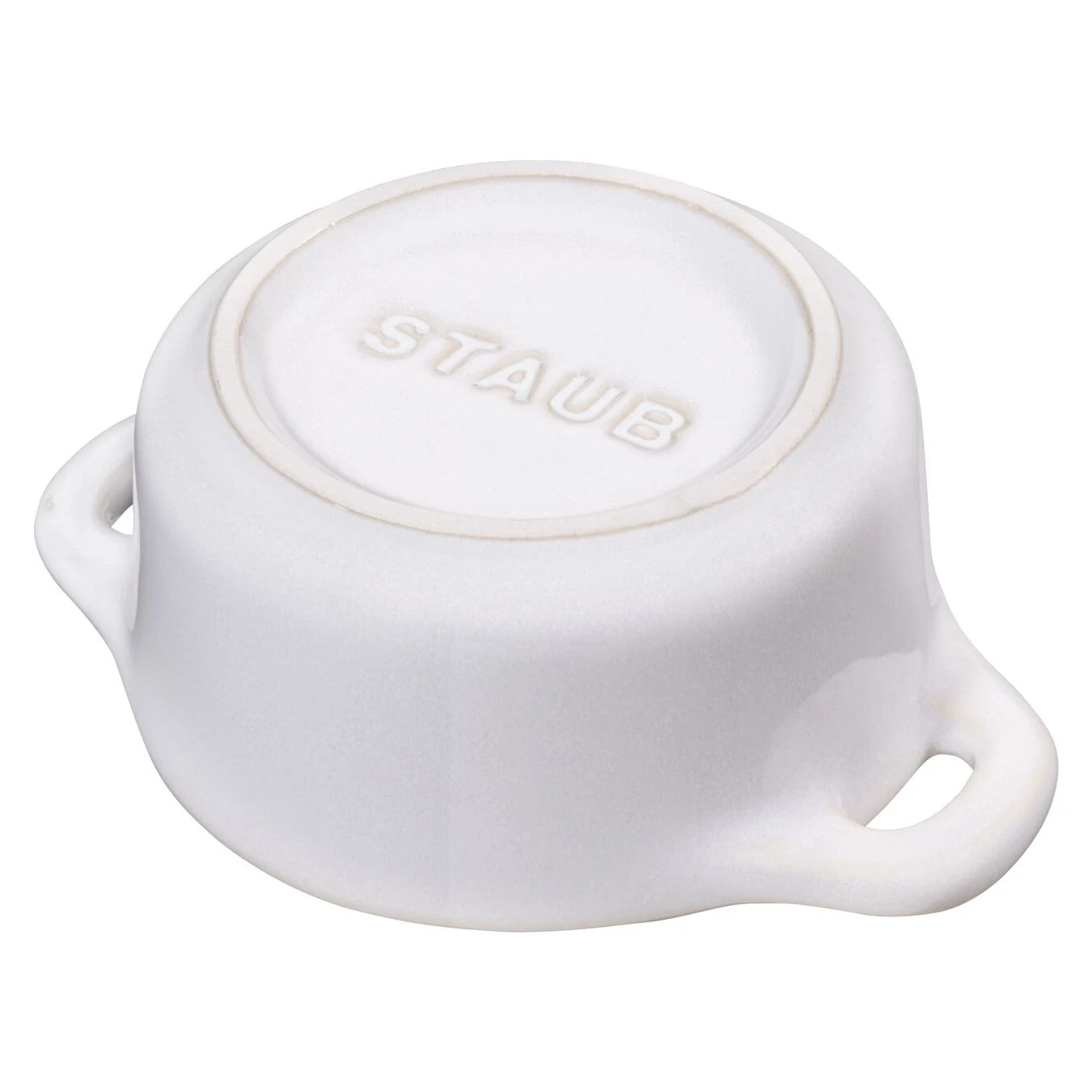 Staub Mini Cocotte Rotonda - 10 Cm, Avorio 2 Staub Mini Cocotte Rotonda - 10 Cm, Avorio - immagine 2