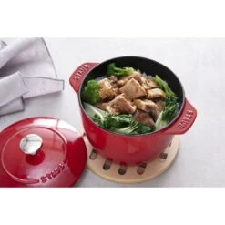 Staub Cocotte Per Riso 16 Cm, Rotondo, Ciliegia, Ghisa 11 Staub Cocotte Per Riso 16 Cm, Rotondo, Ciliegia, Ghisa -Staub Shop 424409817