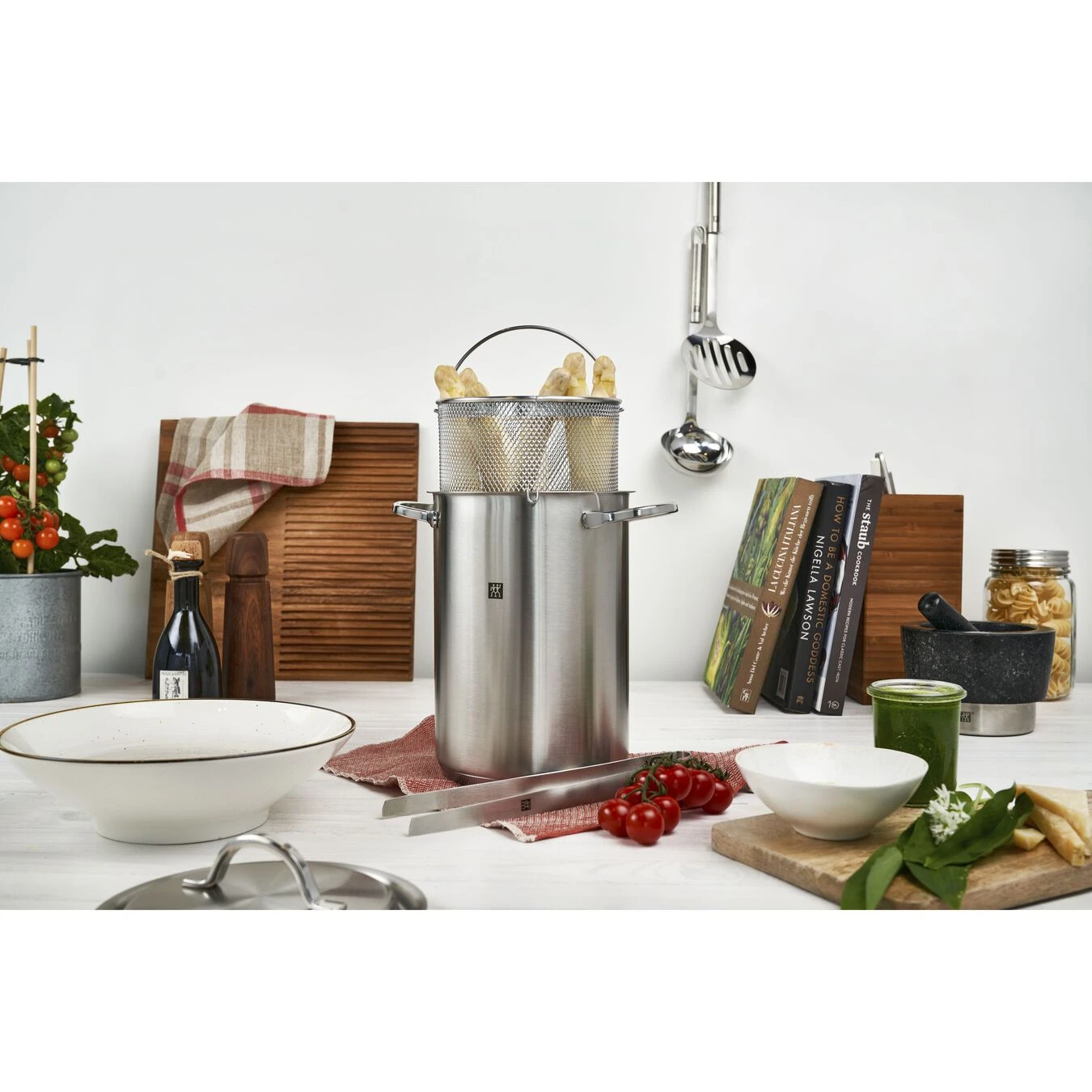 Zwilling Pentola Per Asparagi - 16 Cm, 18/10 Acciaio Inossidabile 3 Zwilling Pentola Per Asparagi - 16 Cm, 18/10 Acciaio Inossidabile - immagine 3