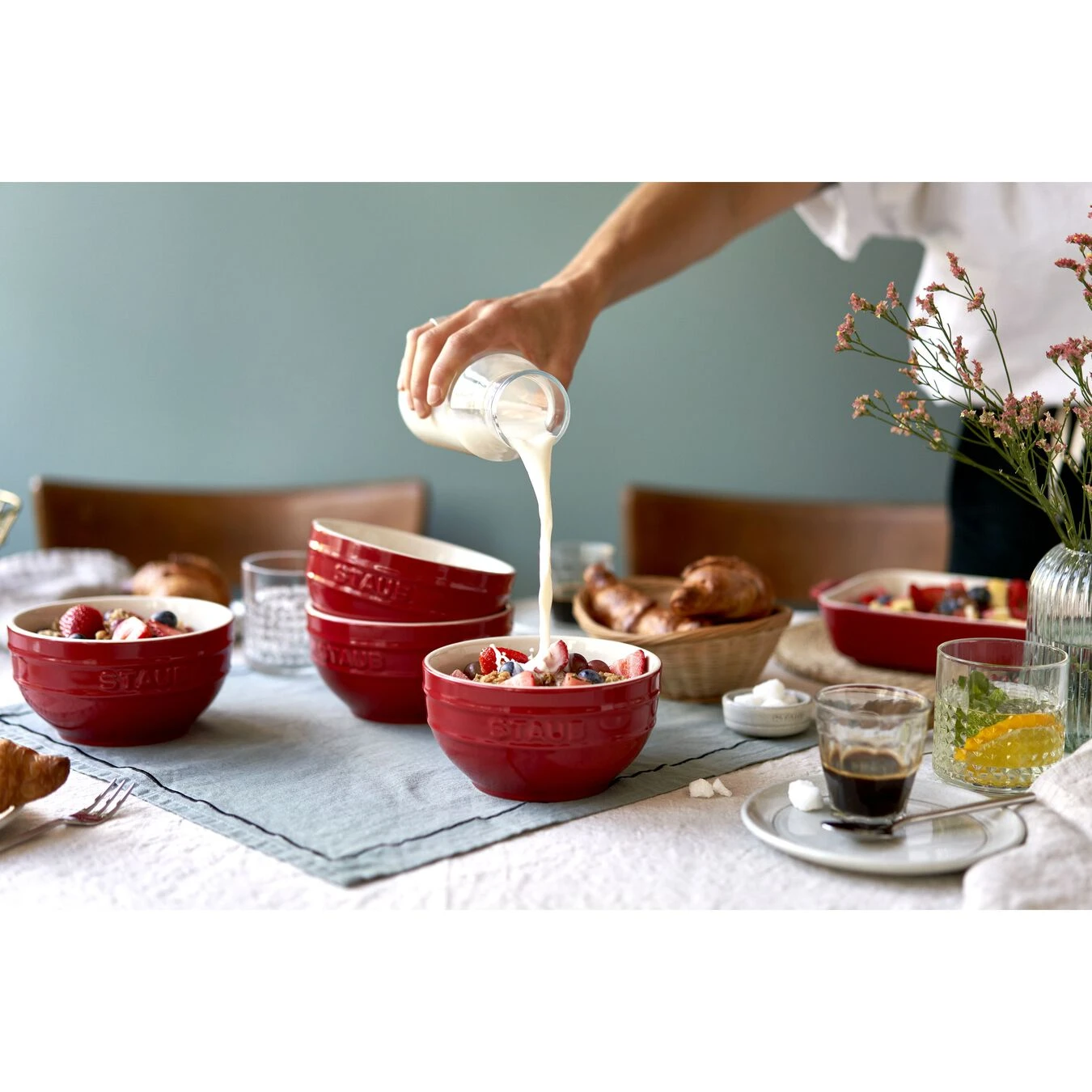 Staub Set Di Ciotole - 4-pz., Ciliegia 3 Staub Set Di Ciotole - 4-pz., Ciliegia - immagine 3