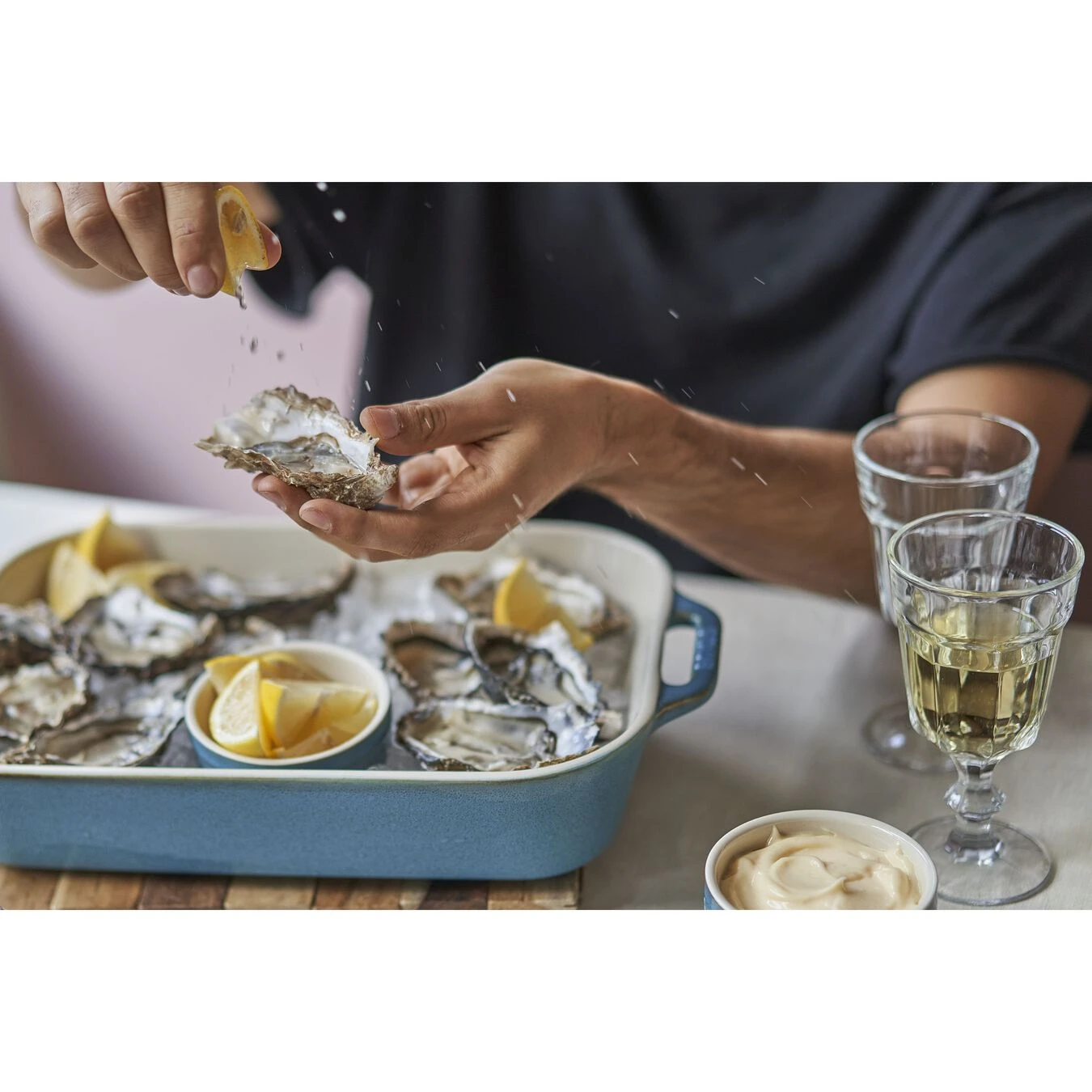 Staub Set Di Pirofile Rettangolare - 3-pz., Turchese Antico 3 Staub Set Di Pirofile Rettangolare - 3-pz., Turchese Antico - immagine 3