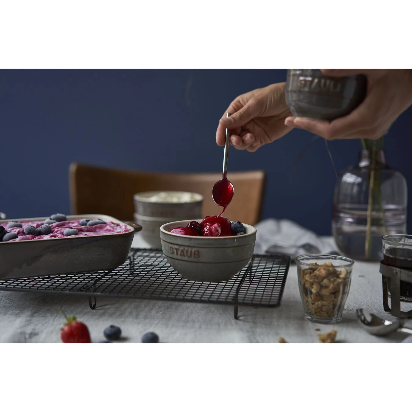 Staub Set Di Ciotole - 4-pz., Grigio Antico 3 Staub Set Di Ciotole - 4-pz., Grigio Antico - immagine 3