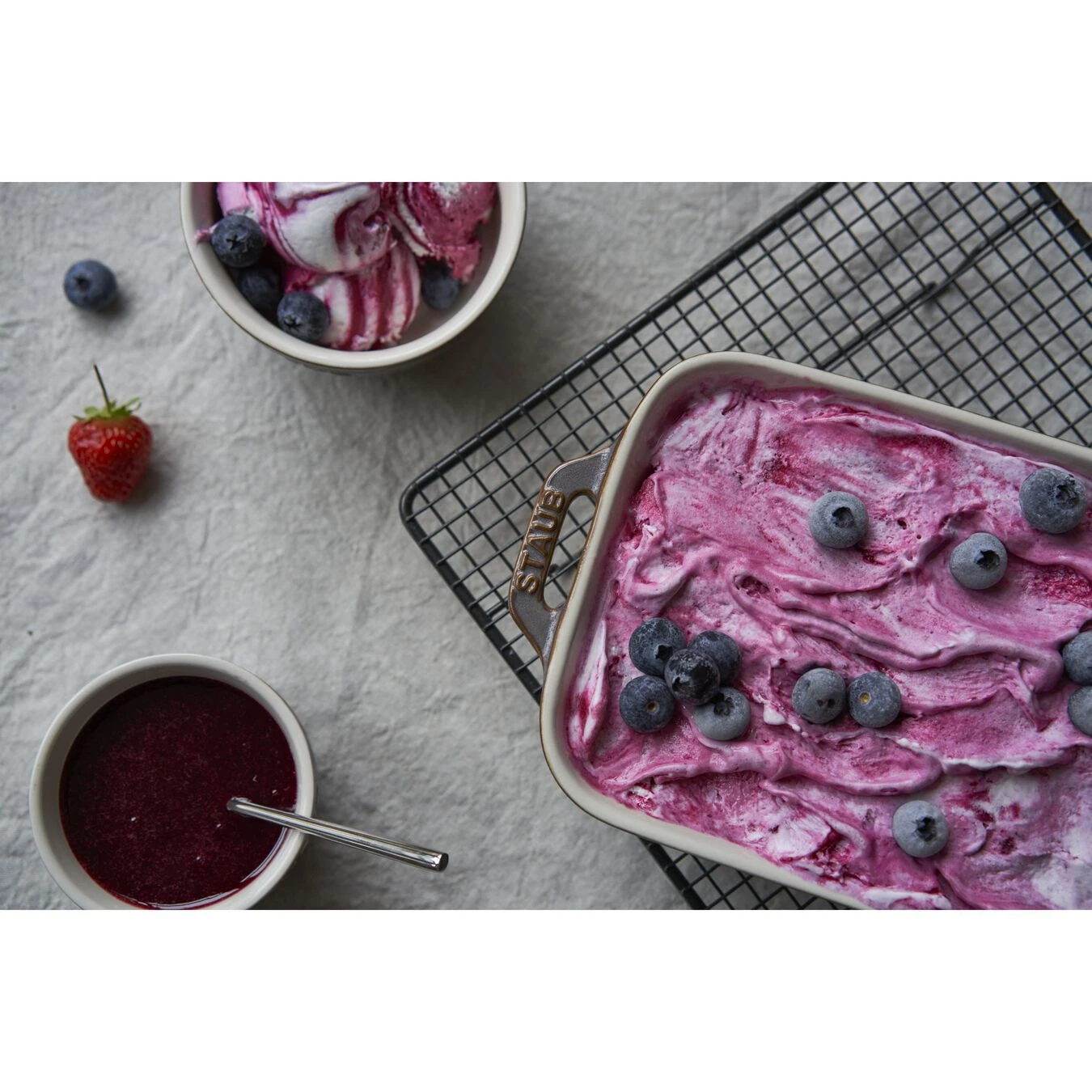 Staub Set Di Pirofile Rettangolare - 2-pz., Grigio Antico 4 Staub Set Di Pirofile Rettangolare - 2-pz., Grigio Antico - immagine 4