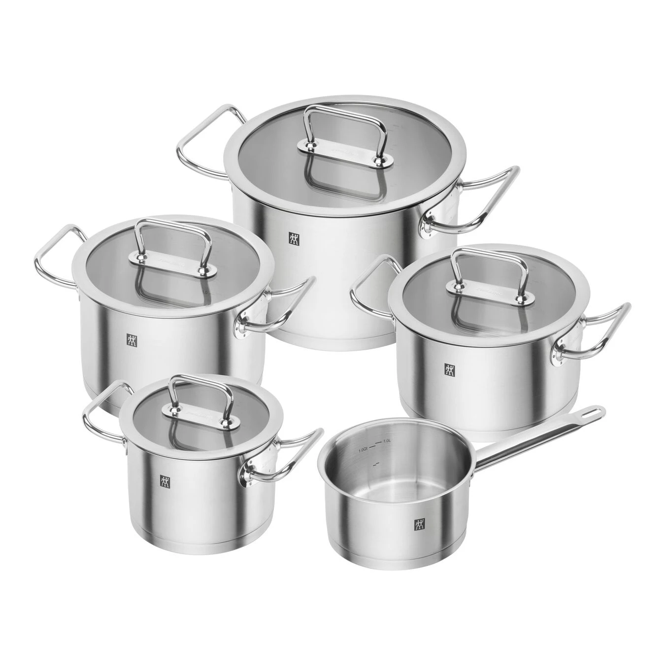 Zwilling Set Di Pentole - 5-pz., 18/10 Acciaio Inossidabile 1 Zwilling Set Di Pentole - 5-pz., 18/10 Acciaio Inossidabile