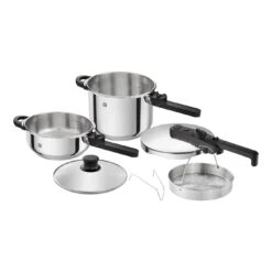Zwilling Set Pentola A Pressione - 6-pz., 18/10 Acciaio Inossidabile