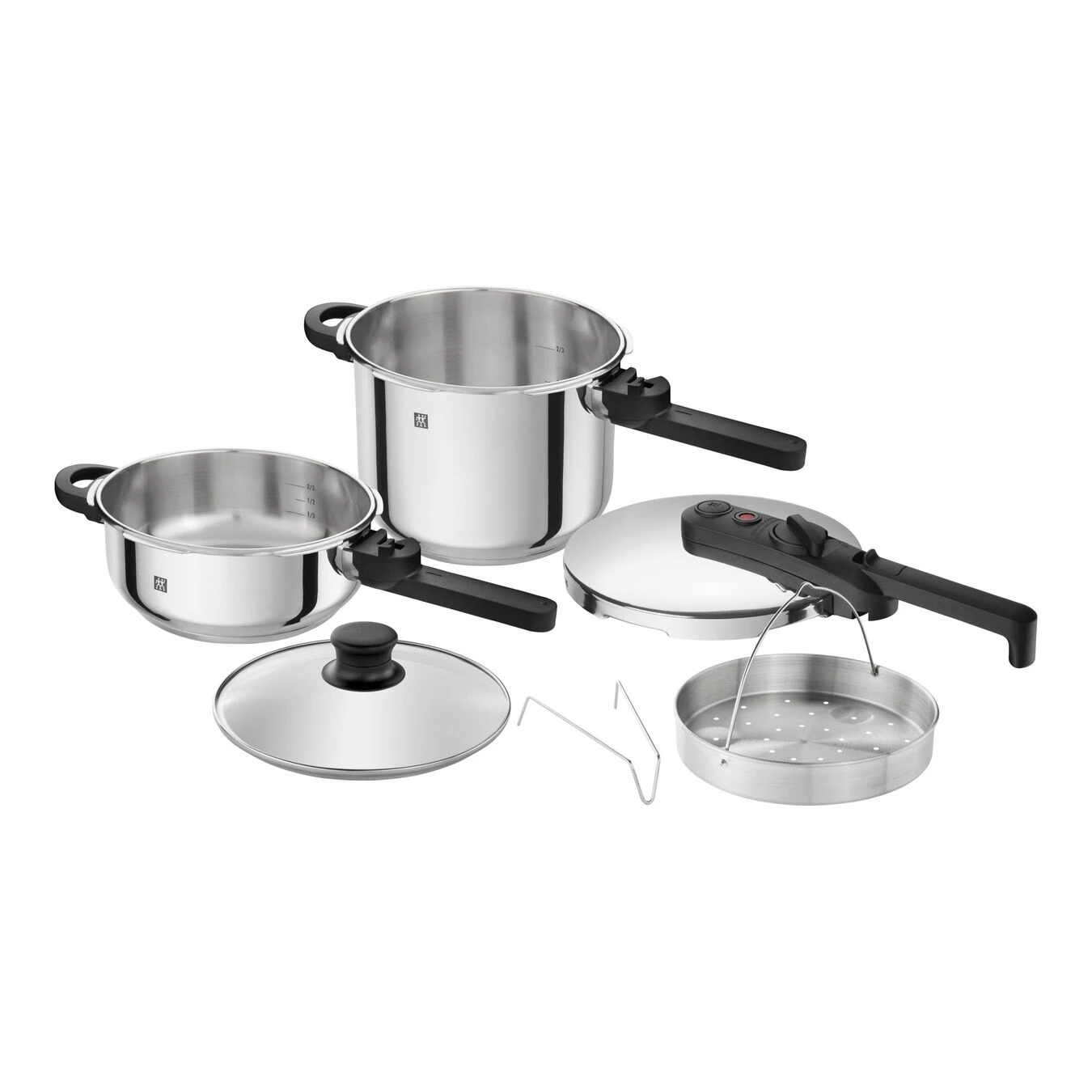 Zwilling Set Pentola A Pressione - 6-pz., 18/10 Acciaio Inossidabile 1 Zwilling Set Pentola A Pressione - 6-pz., 18/10 Acciaio Inossidabile