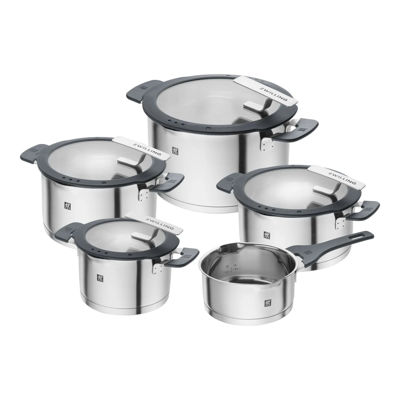 Zwilling Set Di Pentole - 5-pz., Acciaio Inox 1 Zwilling Set Di Pentole - 5-pz., Acciaio Inox