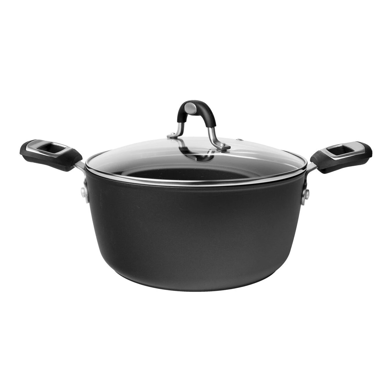 Ballarini Casseruola Con Coperchio In Vetro - 16 Cm, Alluminio, Platinum Plus 1 Ballarini Casseruola Con Coperchio In Vetro - 16 Cm, Alluminio, Platinum Plus