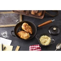 Staub Padella - 24 Cm, Ghisa, Black Matt 9 Staub Padella - 24 Cm, Ghisa, Black Matt -Staub Shop 750040086
